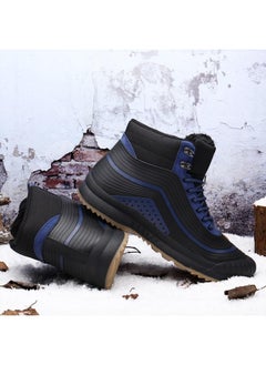 Ulogu Snow Boots men Waterproof Insulated Blue Duck Boots Fur Lined Warm Ankle Booties Lightweight Comfortable Winter Walking Shoes Zapatos Botas Invierno Para hombres  - Image 3