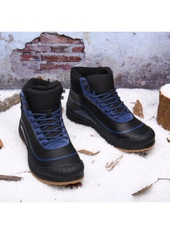 Ulogu Snow Boots men Waterproof Insulated Blue Duck Boots Fur Lined Warm Ankle Booties Lightweight Comfortable Winter Walking Shoes Zapatos Botas Invierno Para hombres  - Image 2