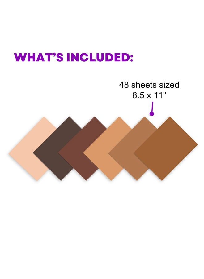 Roylco Skin Tone Designs Paper - Image 2