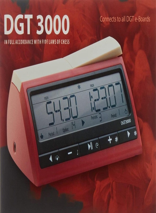 DGT Philos DGT 3000 Game Timer (Red) for all ages - Image 2