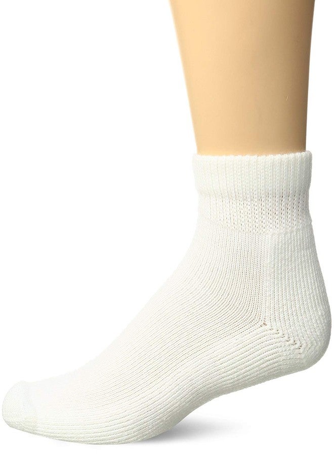 Thorlos Advanced Diabetic Low Cut Single Pair White XL (Men's Shoe 13-15) - Image 1