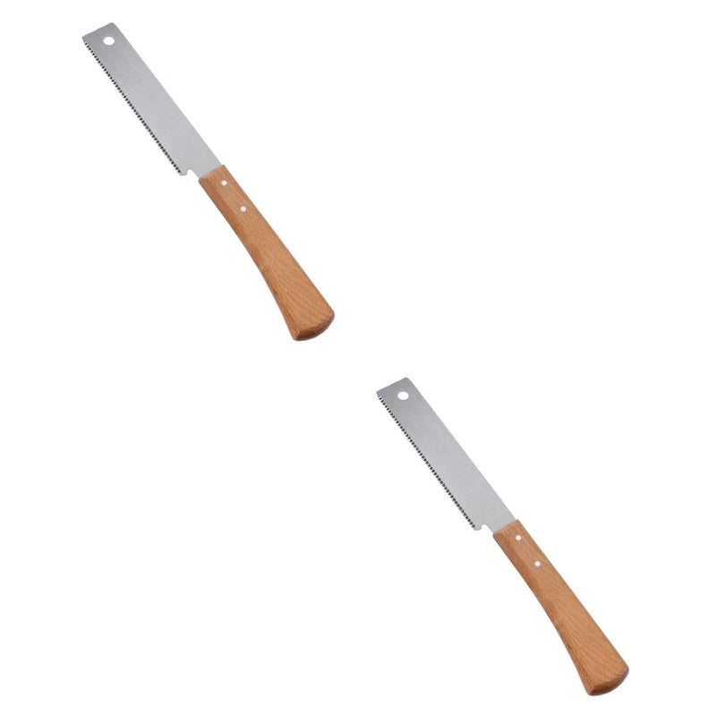 Fine Tooth Hand Saw For Woodworking Gardening And Landscaping Compact Lightweight 1pc - Image 2
