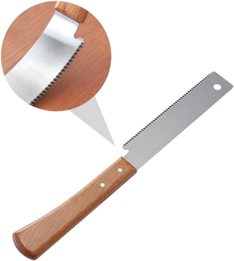 Fine Tooth Hand Saw For Woodworking Gardening And Landscaping Compact Lightweight 1pc - Image 1