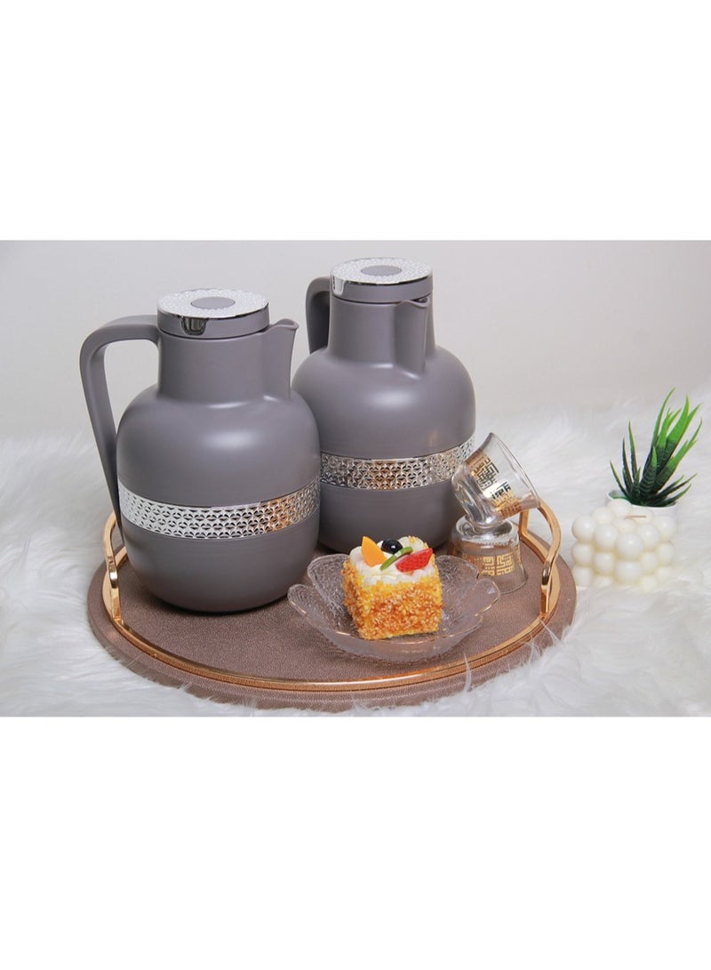 Thermos set for refrigerators of tea and coffee, an elegant touch to your decor. - Image 4