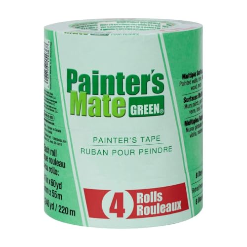 Painter's Mate Duck Painter's Mate 684275 Green 8-Day Painting Tape, 1.41-Inch by 60-Yard, 4-Pack of Rolls - Image 1