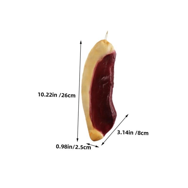 Realistic Cured Pork Model For Kitchen Display Restaurant Prop Photography - Image 3