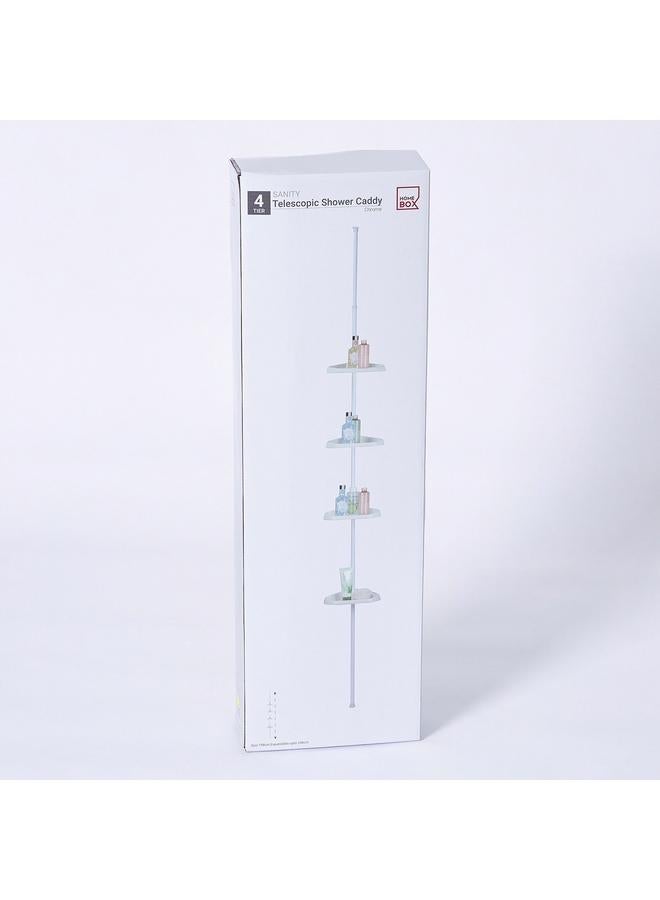 Home Box Telescopic Extendable Shower Rack With 4 Baskets - Image 4