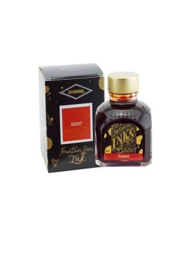 Diamine Ink Bottle-Sunset, 80Ml - Image 1