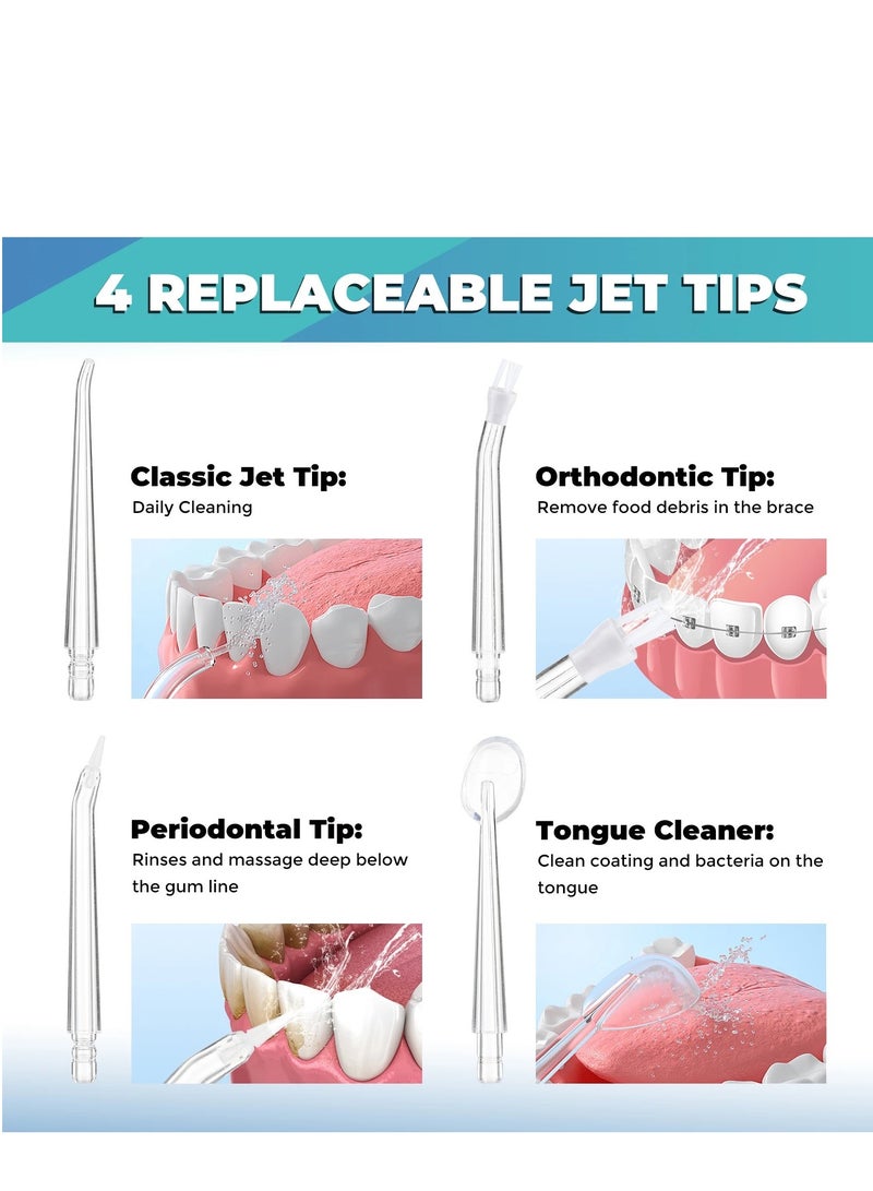 Toothpaste Dispensers  USB Rechargeable Water Jet Teeth Cleaner with Water Flosser  - Image 5