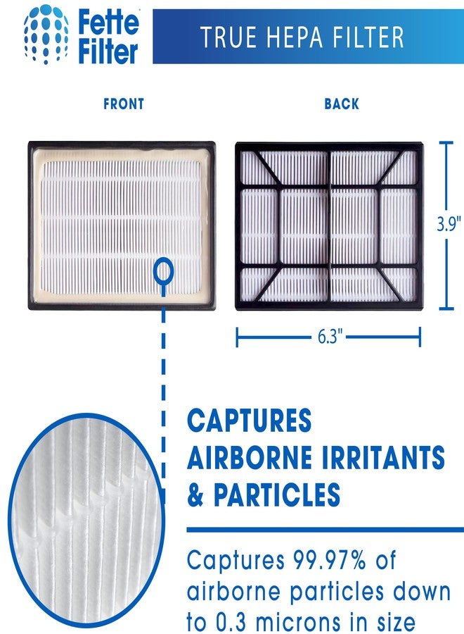 فيتي فلتر فلتر فيت - فلتر وسائط هيبا EF-9 EF-9 رقم 53296 لمكانس كنمور 21814، 81714، 22614، 31140، 31150، BU1017، BU1018، BU1005، 10065، 40195، 22614، 81714، المكانس العمودية والأسطوانية - عبوة من 3 قطع، رقم القطعة 53296 - Image 5