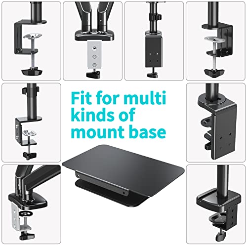 MOUNT PRO Monitor Mount Reinforcement for Thin Desk and Other Fragile Table Tops, Steel Bracket Plate Fits Monitor Arm Desk Stand C Clamp Installation - Image 5