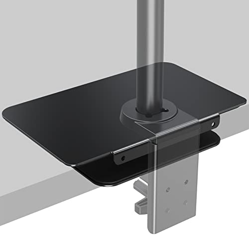 MOUNT PRO Monitor Mount Reinforcement for Thin Desk and Other Fragile Table Tops, Steel Bracket Plate Fits Monitor Arm Desk Stand C Clamp Installation - Image 1