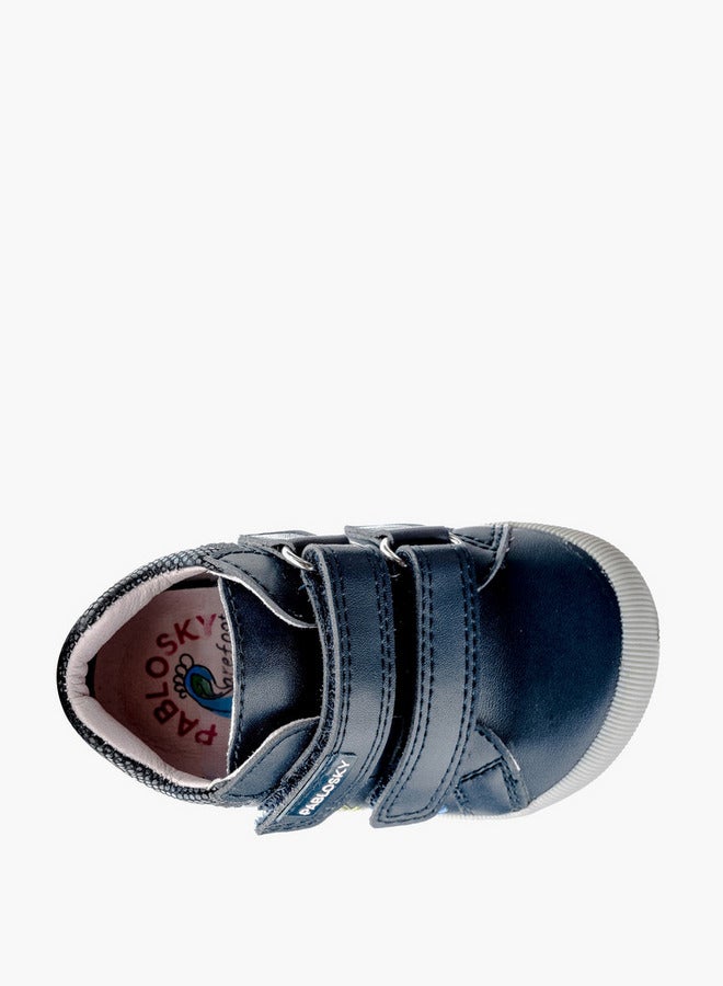 Pablosky Girls' High Top Sneakers with Hook and Loop Closure - 059725 - Image 4