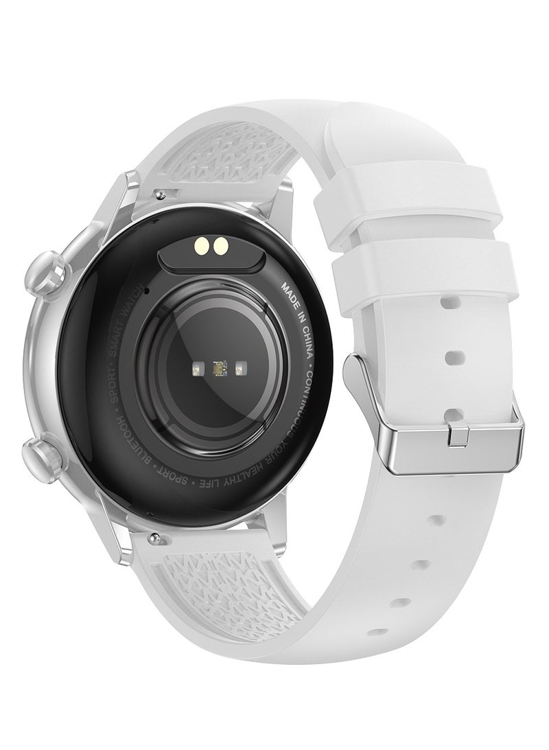 ساعة ذكية HK39 للنساء بشاشة AMOLED دائرية بحجم 1.1 إنش شحن مغناطيسي مقاومة للماء بتصنيف IP68 مع تقنية NFC وتطبيق FitCloudPro - Image 4