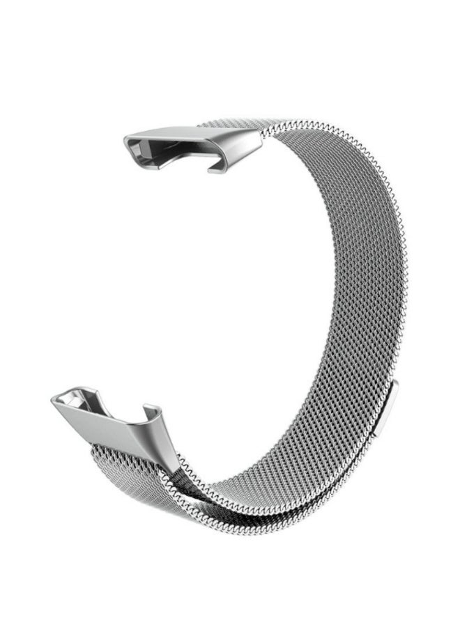 سوار معدني واحد لسوار معصم Xiaomi Mi Band 7 Pro، سوار ميلانو لسوار بديل لـ Mi Band 7 Pro، سوار ساعة من الفولاذ المقاوم للصدأ، فضي. - Image 2