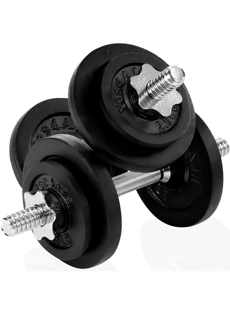 bunca 20kg Adjustable Iron Dumbbell – Complete Weight Set for Home and Gym Workouts - Image 5