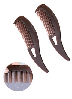 2 PACK Dandruff Comb, Hollow Tooth Hairbrush for Scalp Massage Refreshing and Dandruff Dirt Removal, Reduce Scalp Itching Oil, Scalp Care Comb with Skin Scraping Handle for Women Men