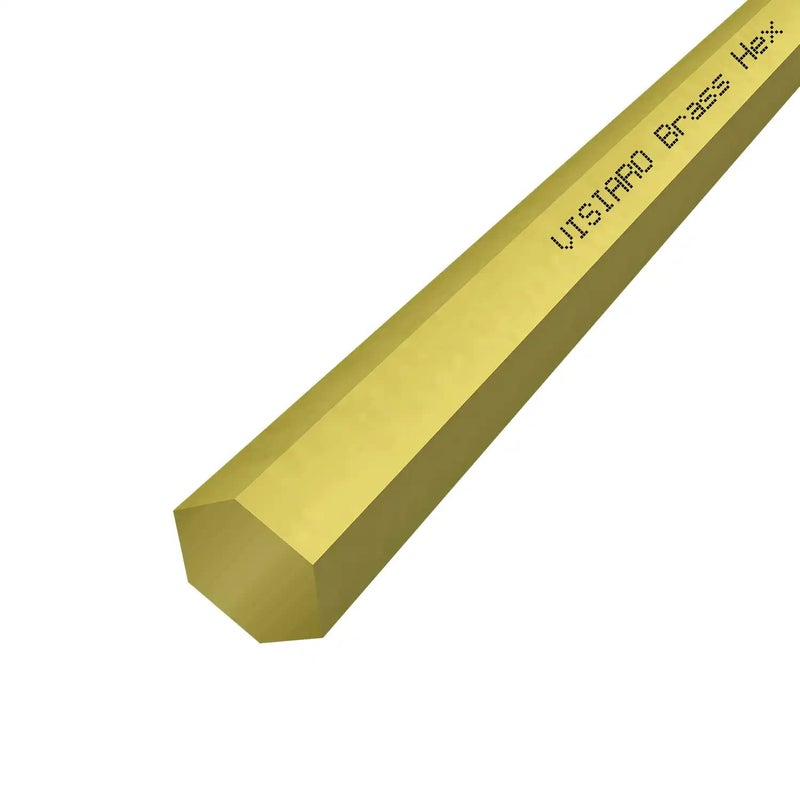 Visiaro Hard Brass Hex Bar, 1ft, Outer Dia 7 mm, Pack of 1 - Image 5