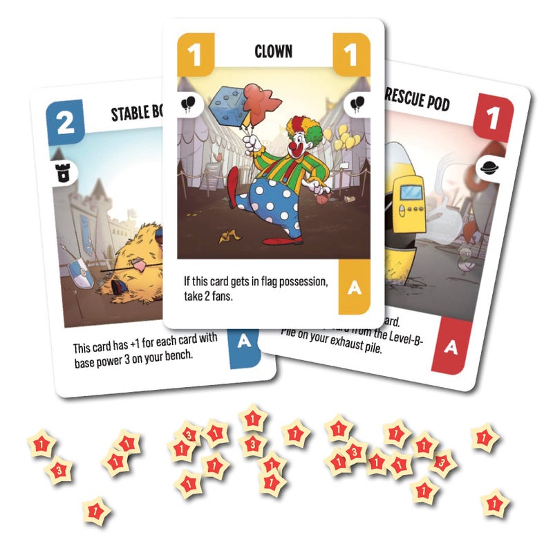 Z-Man Games Asmodee Challengers Card Game - Assemble Your Dream Team and Capture The Flag! Deck Management Strategy Game, Fun Family Game for Kids and Adults, Ages 10+, 1-8 Players, 45 Min Playtime - Image 2