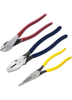 80020 Tool Set With Lineman'S Pliers Diagonal Cutters And Long Nose Pliers With Induction Hardened Knives 3 Piece
