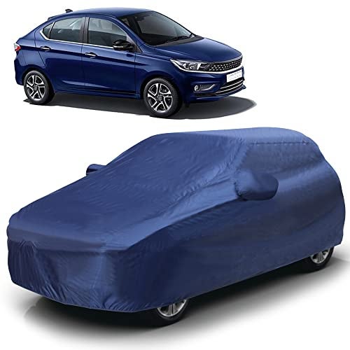 AutoGuys Car Cover Waterproof TF-I for Tata Tigor [Year 2017 Onwards] - Tigor Car Cover Dust & UV Protection Tigor Car Body Cover with Mirror Pocket Soft Cotton Lining - Image 1