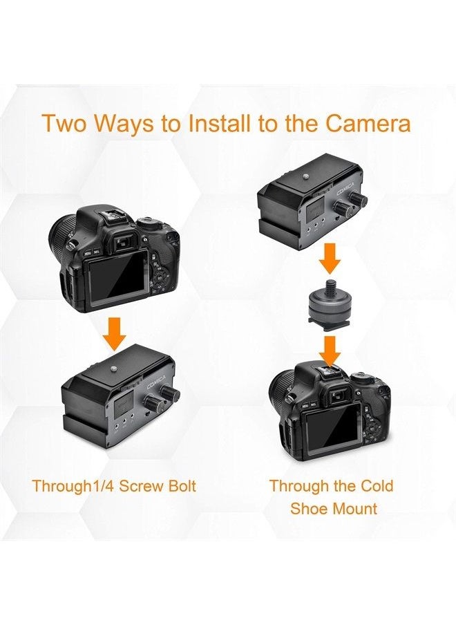 COMICA DSLR Preamp, Comica CVM-AX3 XLR Microphone Audio Mixer, Dual XLR/3.5mm/6.35mm Port Camera Mixer, Video Adapter with Real-time Monitoring for Canon Nikon Sony Panasonic DSLR Camera Camcorder  - Image 1