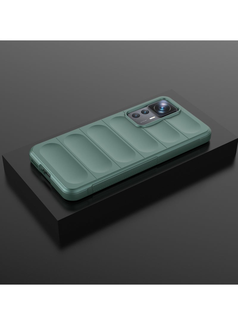 انبلاك جراب خلفي لموبايل شاومي 12T برو ماجيك من انبلاك (اخضر) - Image 4