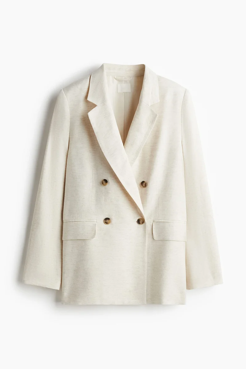 H&M Linen-Blend Blazer