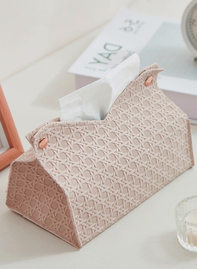 YUJA 2Pcs Modern Tissue Box, Decorative Paper Box, Napkin Holder, Tissue Box Dispenser Box for Facial Tissue, Napkins, Dryer Sheets, Facial Tissue Holder for Bathroom, Countertop, Kitchen, Bedroom Dresser and Office Room - Image 3