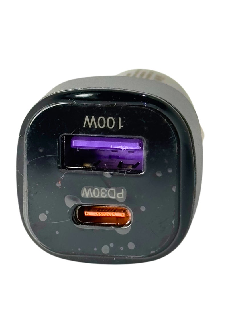 Car Charger 100W 9A 2-Ports Compact Fast Charger  - Image 3