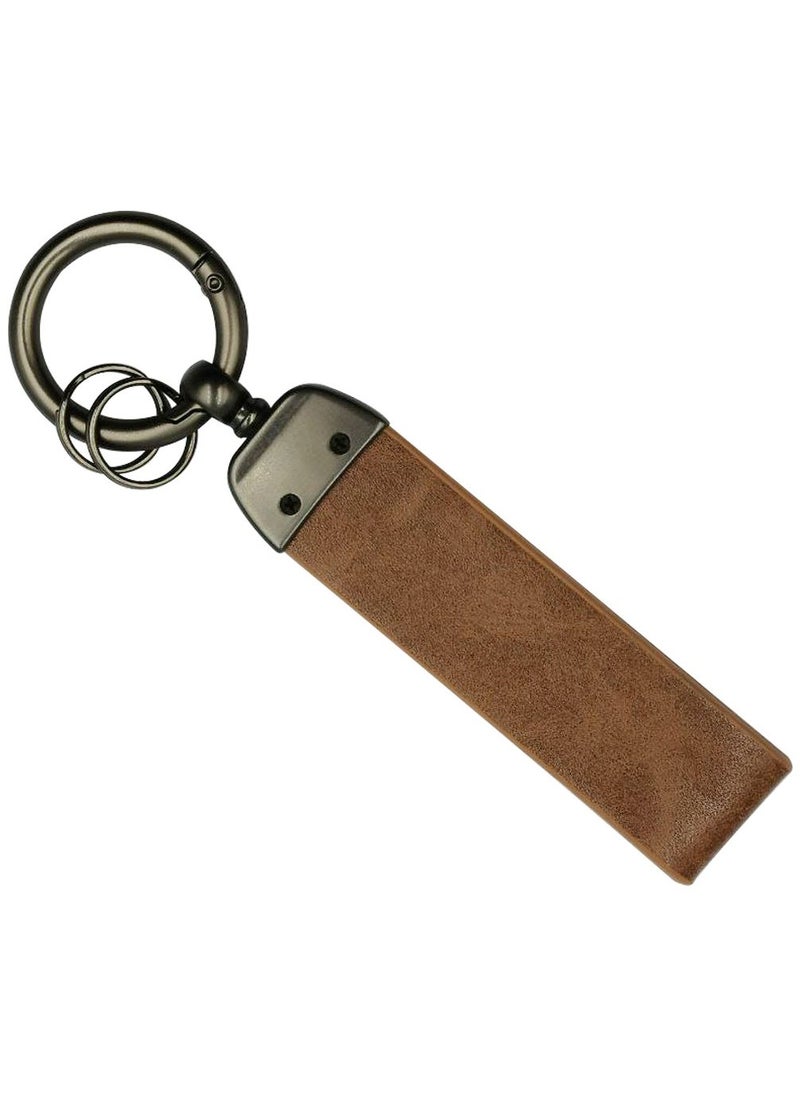 FORD Official Leather Strap Keychain, Metal Finish Car Key Chain - Image 4