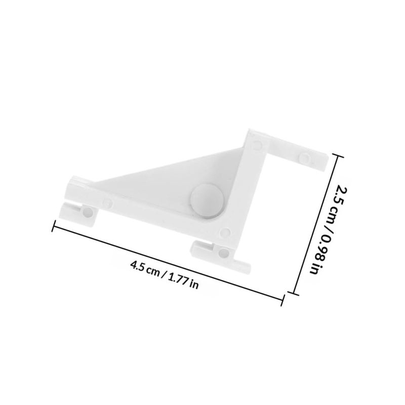 15pcs Plastic Refrigerator Shelf Clips Freezer Support Hooks Cooler Storage Organizer White - Image 3