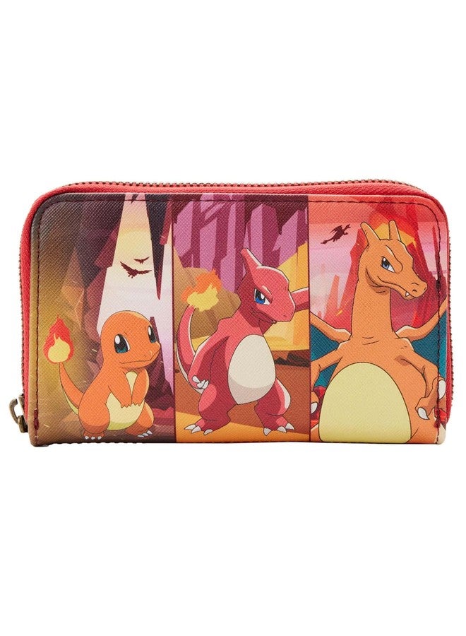 Loungefly Pokemon Charmander Evolutions Zip Around Wallet - Image 1