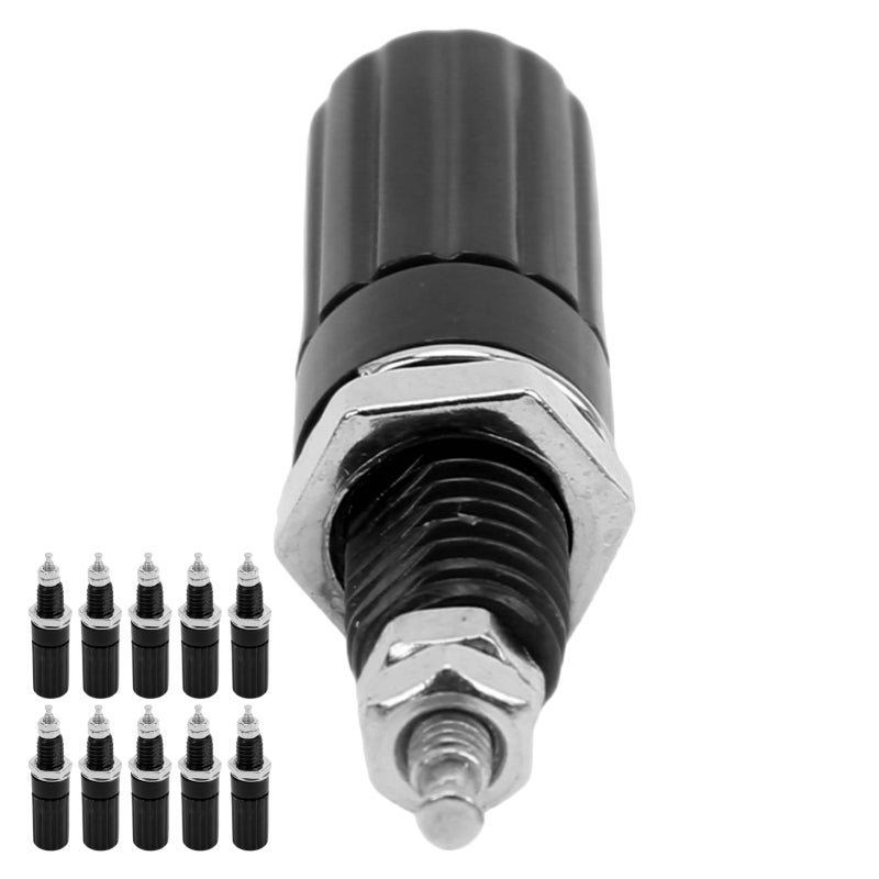 Banana Jack 4mm Diameter M3 Thread High Current Carrying Capacity Electrical Connector - Superior Insulation Resistance Durable Copper & ABS Material for Electronic Equipment - Image 5