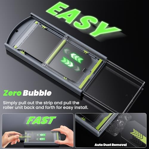 WSKEN for Samsung Galaxy S24 Plus/S24+ (6.7 Inch) Privacy Screen Protector Tempered Glass [24° Anti-Spy] [Zero Bubble] [Auto Dust-Remove] [Support Fingerprint Unlock] Anti Glare HD 9H - 2 Pack - Image 3