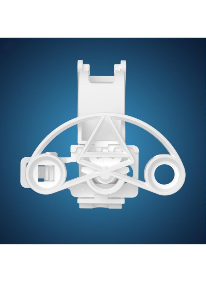 بلو فاير عجلة قيادة صغيرة لألعاب السباقات لوحدة تحكم PS5، ملحق مقود سباقات مطبوع بتقنية ثلاثية الأبعاد لمحاكي القيادة P5، تصميم خفيف من مادة ABS مع مشبك تثبيت سهل، محامل معدنية عالية الجودة، لا تحجب منفذ الشحن أو سماعة الرأس، أداة مساعدة للتحكم الدقيق في ألعاب السباق - Image 2