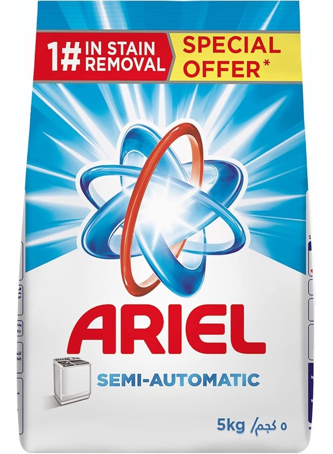 Ariel Powder Laundry Detergent, Original Scent, 5 kg - Image 1