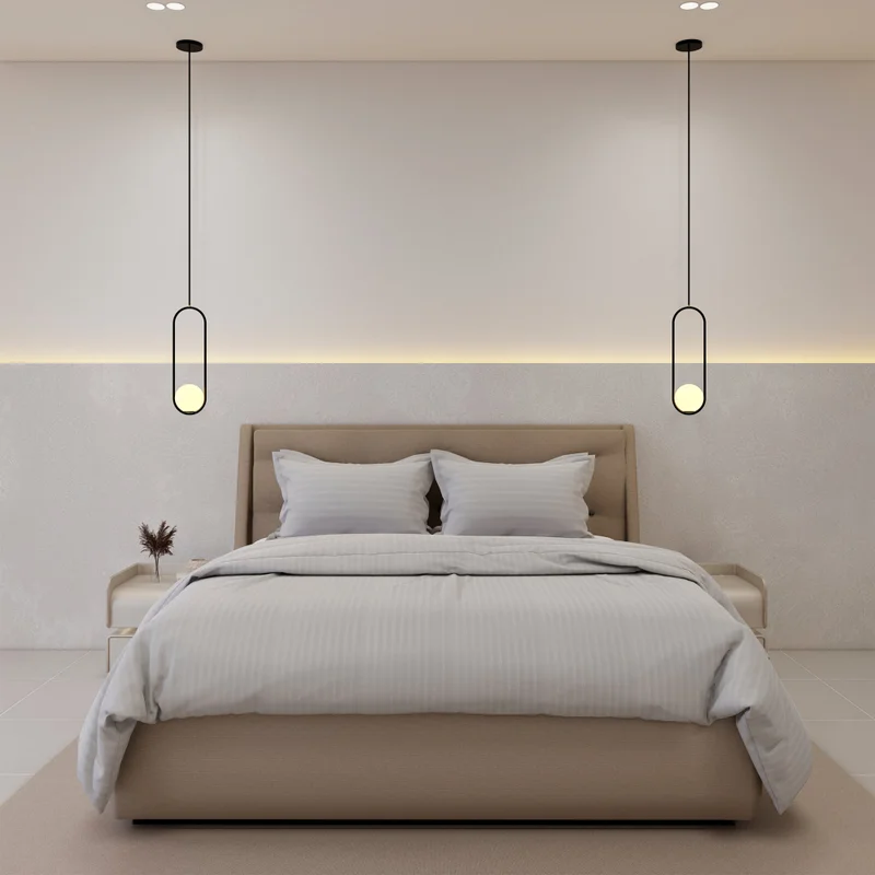 DWELL 3 Pcs Luxurious 300 Thread Count Bamboo  Sateen Thin Stripe Duvet Cover Set