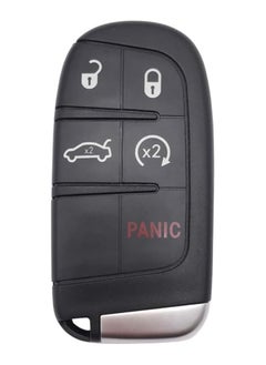 TLAXCA Replacement Keyless Entry Key Fob Cover Case fit for Dodge Charger Challenger Jeep Grand Cherokee Compass Renegade Patriot Grand Comander Chrysler 300 Key Fob Shell  - Image 2
