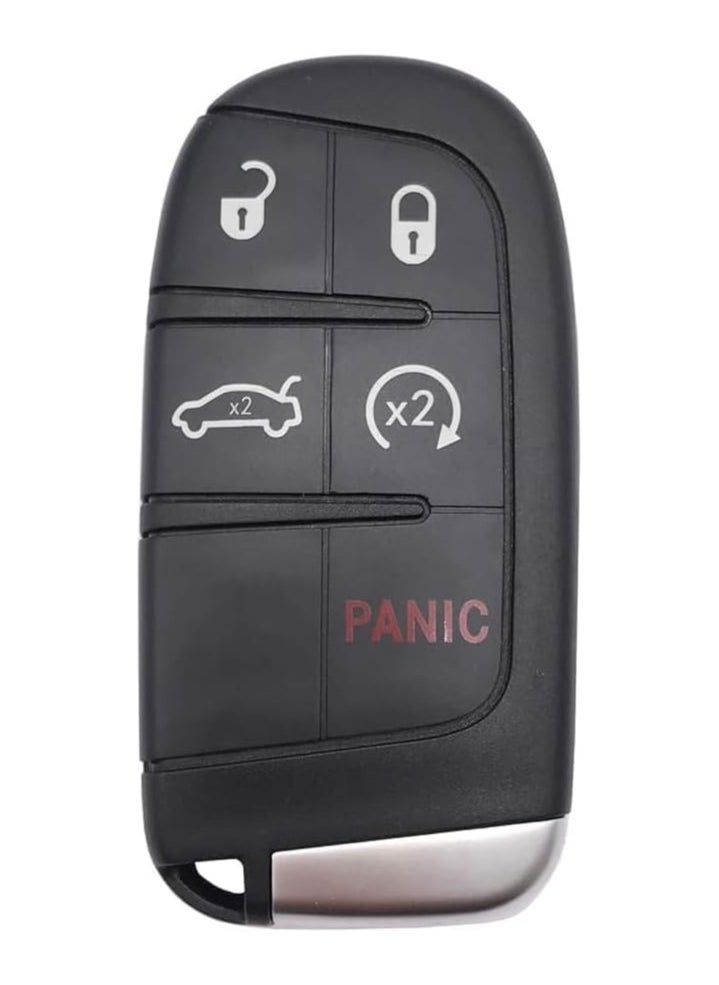 TLAXCA Replacement Keyless Entry Key Fob Cover Case fit for Dodge Charger Challenger Jeep Grand Cherokee Compass Renegade Patriot Grand Comander Chrysler 300 Key Fob Shell  - Image 2