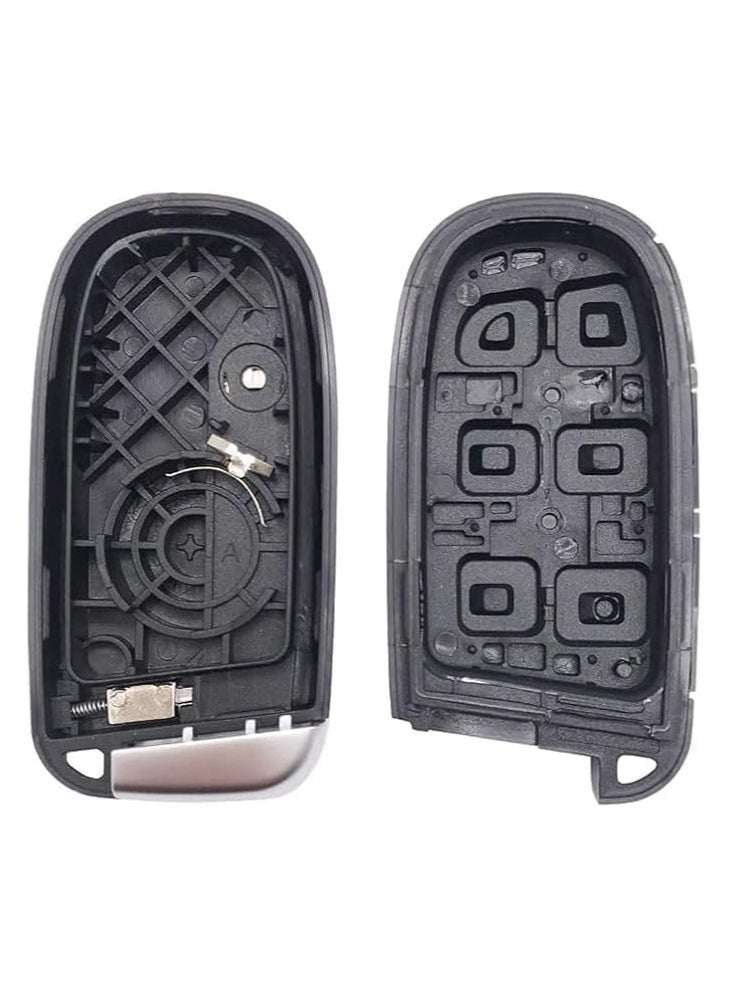 TLAXCA Replacement Keyless Entry Key Fob Cover Case fit for Dodge Charger Challenger Jeep Grand Cherokee Compass Renegade Patriot Grand Comander Chrysler 300 Key Fob Shell  - Image 3