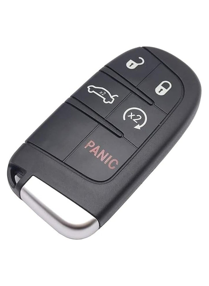 TLAXCA Replacement Keyless Entry Key Fob Cover Case fit for Dodge Charger Challenger Jeep Grand Cherokee Compass Renegade Patriot Grand Comander Chrysler 300 Key Fob Shell  - Image 4