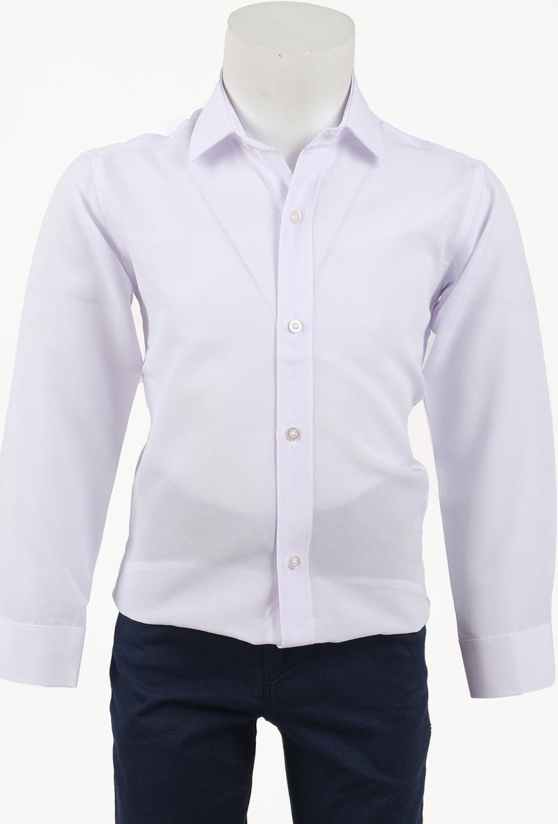 Meneviş boy long sleeve white shirt  - Image 1