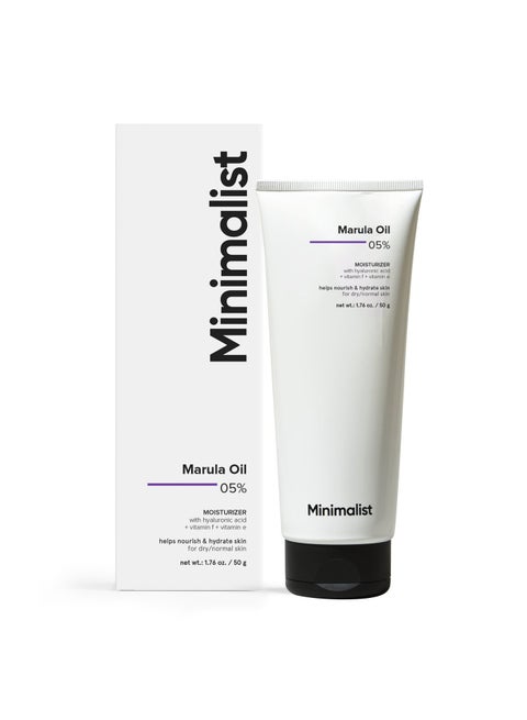 Moisturizing Face Cream for Dry Skin to Normal Skin| Hyaluronic Acid and Marula Oil 5% for All Day Moisturization & Hydration, Barrier Repair Face Cream| Non Comedogenic and Acne Safe