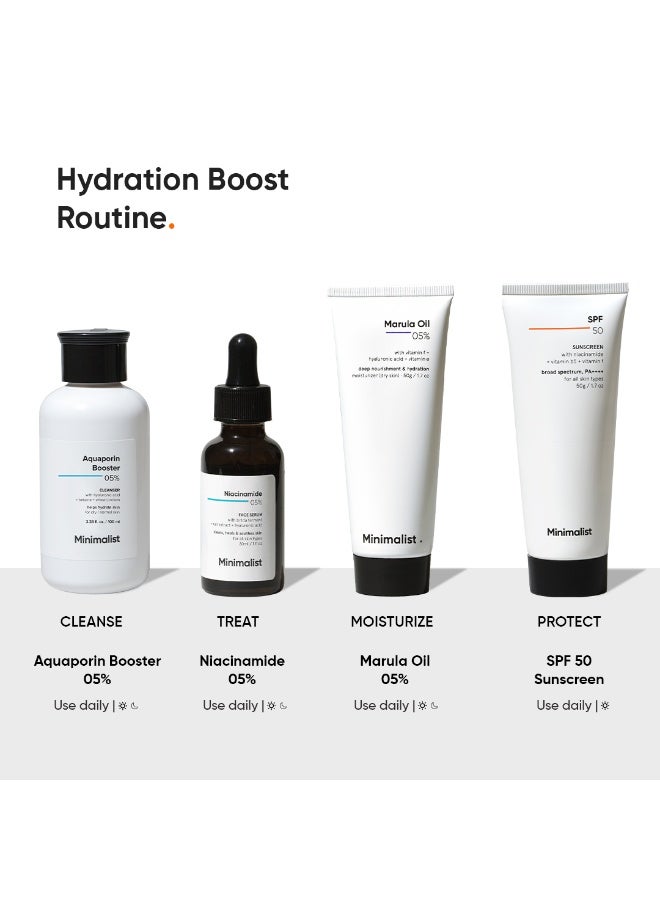 MINIMALIST Moisturizing Face Cream for Dry Skin to Normal Skin| Hyaluronic Acid and Marula Oil 5% for All Day Moisturization & Hydration, Barrier Repair Face Cream| Non Comedogenic and Acne Safe - Image 5