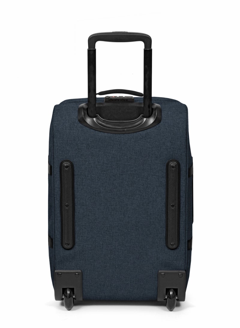 EASTPAK TRANVERZ S - Cabin size 2-wheel Travel Trolley With 2 Main Compartments and TSA lock, 2.41 kg, 42L - Small Blue Triple Denim - Image 3
