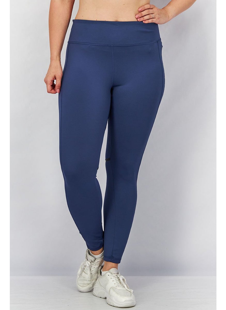 Adidas Women Sportswear Fit Training Leggings, Navy  - Image 1