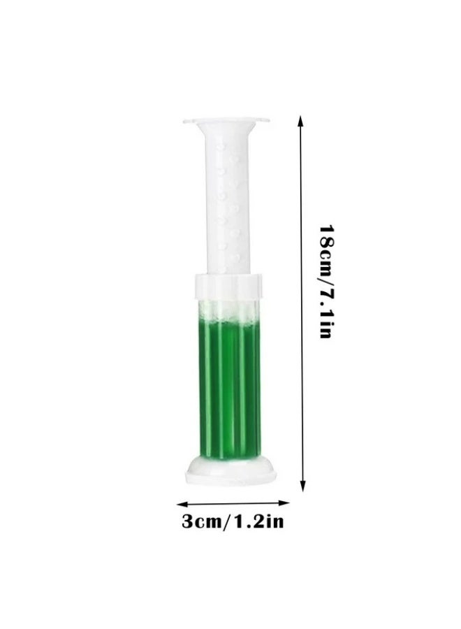 Toilet Gel Cleaner Stamps with Flower Shape, Easy Apply Gel Toilet Freshener, Gradual Dissolving Formula, 14 Flowers Pack - Image 1