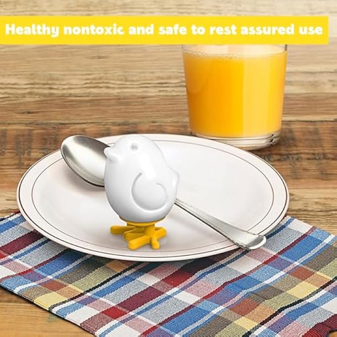 SWIUKPHE Cute Chick Egg Mold Boiled Egg Shaper Sushi And Rice Ball Maker Kids Food Craft Tool Cartoon Chicken Shape Yellow - Image 5