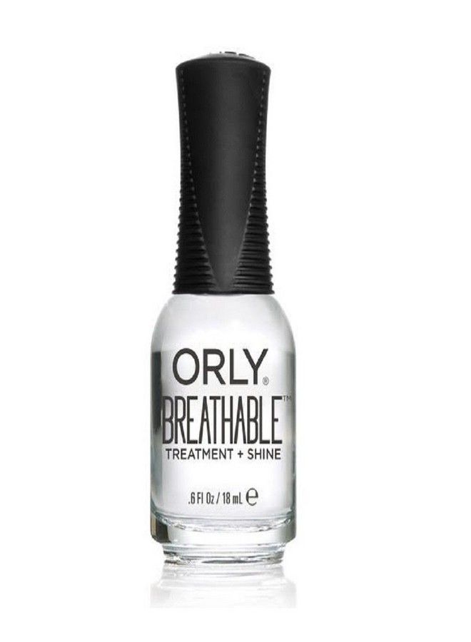 Orly Breathable Nail Color, Treatment + Shine "Clear Coat", 0.6 Fluid Ounce, 24903 - Treatment Shine Top (W-C-12373) - Image 2